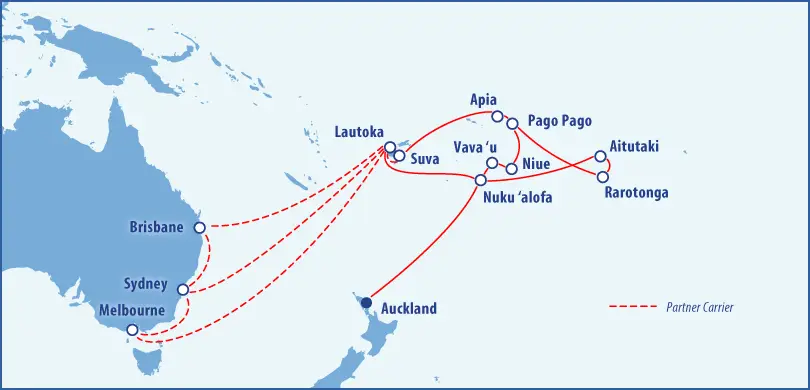 Oceania Matson Shipping Route